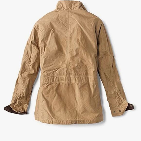 Orvis Men's Field Jacket in Tan with Brown Corduroy Trim size XL - Picture 2 of 13